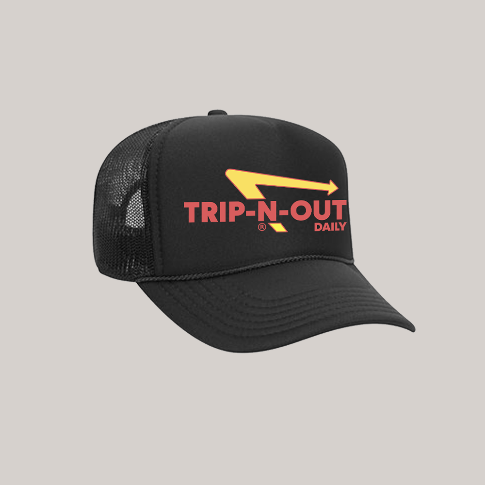 Trip-N-Out Trucker - Black - Mad Happy Sad